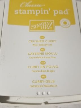Stampin' Up! Crushed Curry Yellow Ink Pad